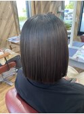 ぱっつんボブ　ボブ　ボブスタイル　ボブヘア　大人ボブ