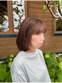 前上がりのボブ
