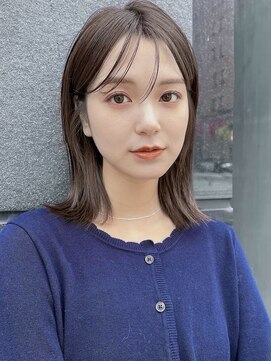 ガーデン 銀座(GARDEN) 美髪小顔ミディアム大人可愛いフェミニングレージュくびれヘア