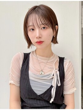 トルネード(TORNADO) セット簡単　切りっぱなしボブ似合わせ外ハネボブパーマt103