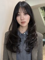 アクシス 栄店(`AXIS) 北野　小顔　黒髪　ココアベージュ