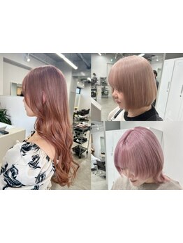 髪色をもっと自由に♪理想を最大限に楽しめる色味を表現☆透明感のあるブリーチカラーでなりたいを叶える！