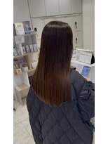 ケンジ 平塚 アネッタ(KENJE annetta)&nbsp;艶髪ストレート　髪質改善カラー　髪質改善トリートメント
