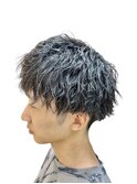 20代30代向け◎縦落ちツイスパ刈り上げマッシュで大人爽やか