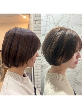 メモリーズ 銀座(Memories) 横顔美人をつくる、美シルエットボブ！加藤