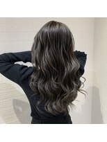 エジョン 八幡山店(Aejon) 大人レイヤーカット白髪ぼかし脱白髪染め40代50代60代