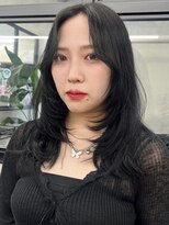 ニコ トウキョウ 渋谷(nico TOKYO)&nbsp;ミディアムレイヤーカット顔周りレイヤーハッシュカット透明感