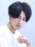 ニュアンスパーマ/波巻きツイストスパイラル[新宿/メンズ/men's]