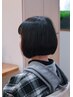 【敏感肌の方へ】ヘアマニキュア+整えカット(炭酸泉・頭皮・首ケア付き)