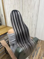 ヘアスタジオワン 藤沢店(HAIR STUDIO ONE)&nbsp;スーパーロング　シルバーメッシュ