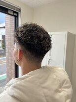 テーラヘアー 千葉みなと店(TELA HAIR)&nbsp;強めスパイラルパーマ×ハイライトスタイル