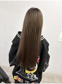 【レミー100%/54cm】シールエクステ×カラー×レイヤーカット
