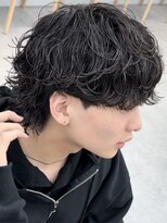 ノードオム 栄(NODE HOMME)&nbsp;波巻きスパイラルパーマメンズマッシュパーマシャドウパーマ韓国