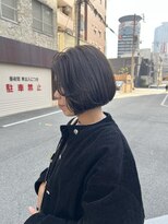 ポーズヘアー 大阪 福島(PAUSE HAIR) ミニボブ×グレージュ