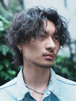 フィフス 大分(fifth)&nbsp;大分ツイストスパイラルパーマメンズカットラウンドマッシュ強め