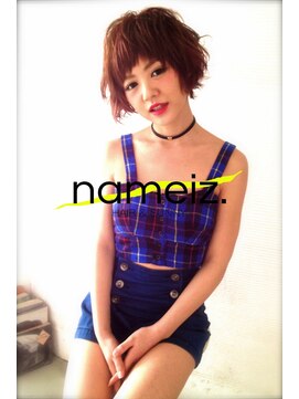 ネイミーズ 横浜関内(nameiz.) 【横浜美容室ネイミーズ】キュートアシメショート