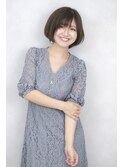 凛とした美しさ。ワンレングスボブ