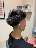 ヘアーサロン 銀 スキンジェットモヒカン