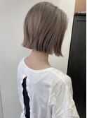 【Juno鹿児島中央店】切りっぱなしボブ ミニボブ  グレージュ