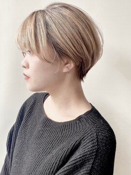 モリオフロムロンドン 原宿本店(morio from London) 【morio原宿】外国人風ハイトーンショート