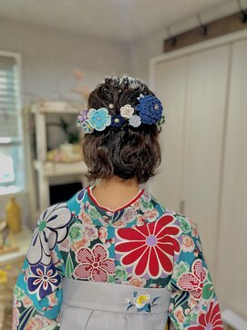 ベルトオブヴィーナス(Belt of venus) カジュアルハーフアップアレンジ