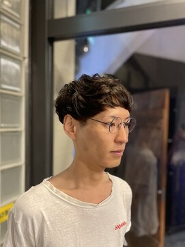 メリケンバーバーショップ フクオカ(MERICAN BARBERSHOP FUK) ニュアンスパーマスタイル