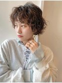 ふんわりカールが可愛い外国人パーマ・
