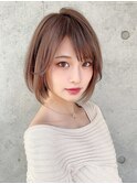 石塚/大人かわいい小顔ナチュラルレイヤーボブ10代20代30代40代