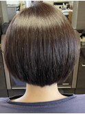 手間要らず!女性似合わせショートカット+カラー