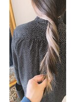 マイ ヘア デザイン 岡崎(MY hair design) 斜めバング/グレージュカラー/シルキーベージュ/岡崎