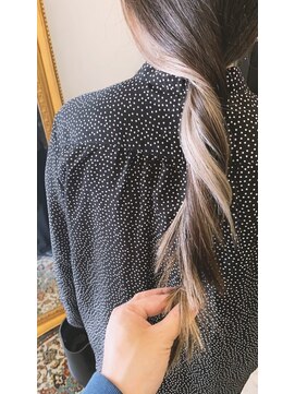 マイ ヘア デザイン 岡崎(MY hair design) 斜めバング/グレージュカラー/シルキーベージュ/岡崎