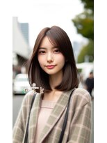 ラクヘアー 六本松店(rak hair) ぷつっとボブ