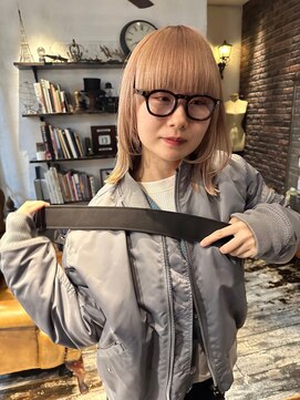 トレンチ(TRENCH) 《TRENCH Riku》レイヤーカット ハイトーンカラー