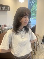 ビーヒアナウ 野々市市役所前店(BE HERE NOW N゜04) ミディアムボブ×マロンベージュ