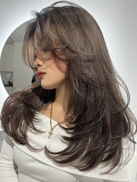 ヨロ 上野(YOLO) ハイライトカラーミルクティーベージュケアブリーチダブルカラー