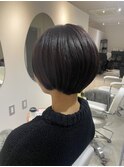 重めショートボブ