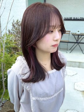 シェルハ(SHELHA) 顔周りカット/レイヤーカット/インナーカラー