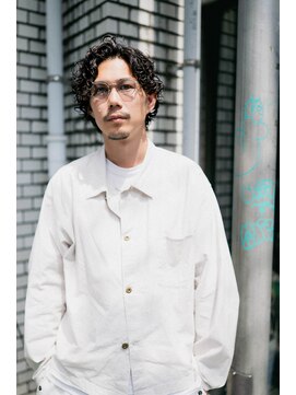 ボンド 三軒茶屋(Bond) メンズパーマ×センターパート◎三軒茶屋 RYUKI メンズカット