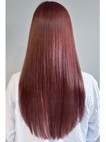 プレジア(Pleasure)&nbsp;ネオメテオストレート　メテオカラーでつくる艶ピンクヘア