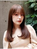 韓国スタイル/透明感カラー/レイヤーカット
