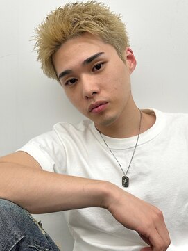 ロンドガルマン 名古屋(Lond GULLMAN) 【Lond GULLMAN江村】ブロンドスパイキーショート