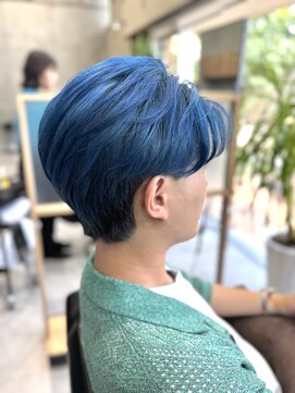 コティ(Kotii) 韓国ヘア風 ブルーカラー