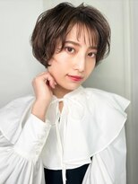 カバーヘア イヴ 戸頭店(COVER HAIR EVE)&nbsp;大人可愛い前下がりゆるふわこなれショートp1戸頭20代30代40代