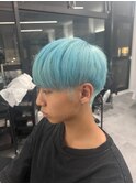 透明感カラー★ダブルカラーブルー