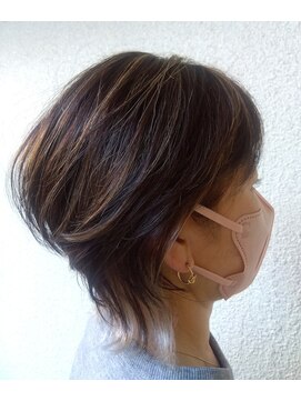 アウルヘアー(owl hair) インナーカラー