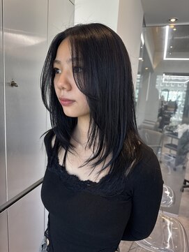 フィル 横浜(fil) 顔まわりレイヤー_ナチュラルブラック