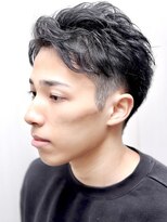 ヘアーアンドグルーミング ヨシザワインク(HAIR&GROOMING YOSHIZAWA Inc.)&nbsp;メンズパーマツーブロックアイロンフェザー束感眉毛カット理容室