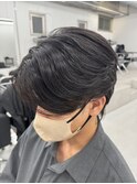 毛流れセンターパート