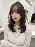 レイヤー/レイヤーカット/渋谷/ラベンダー/ブラウン/ニュアンス