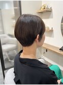 ショートでも髪質改善ストレートビフォーアフター